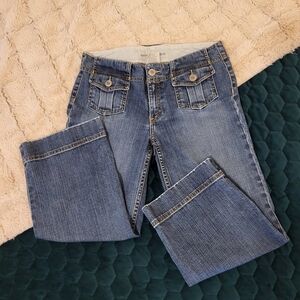 Banana Republic Wide Leg Stretch Jeans